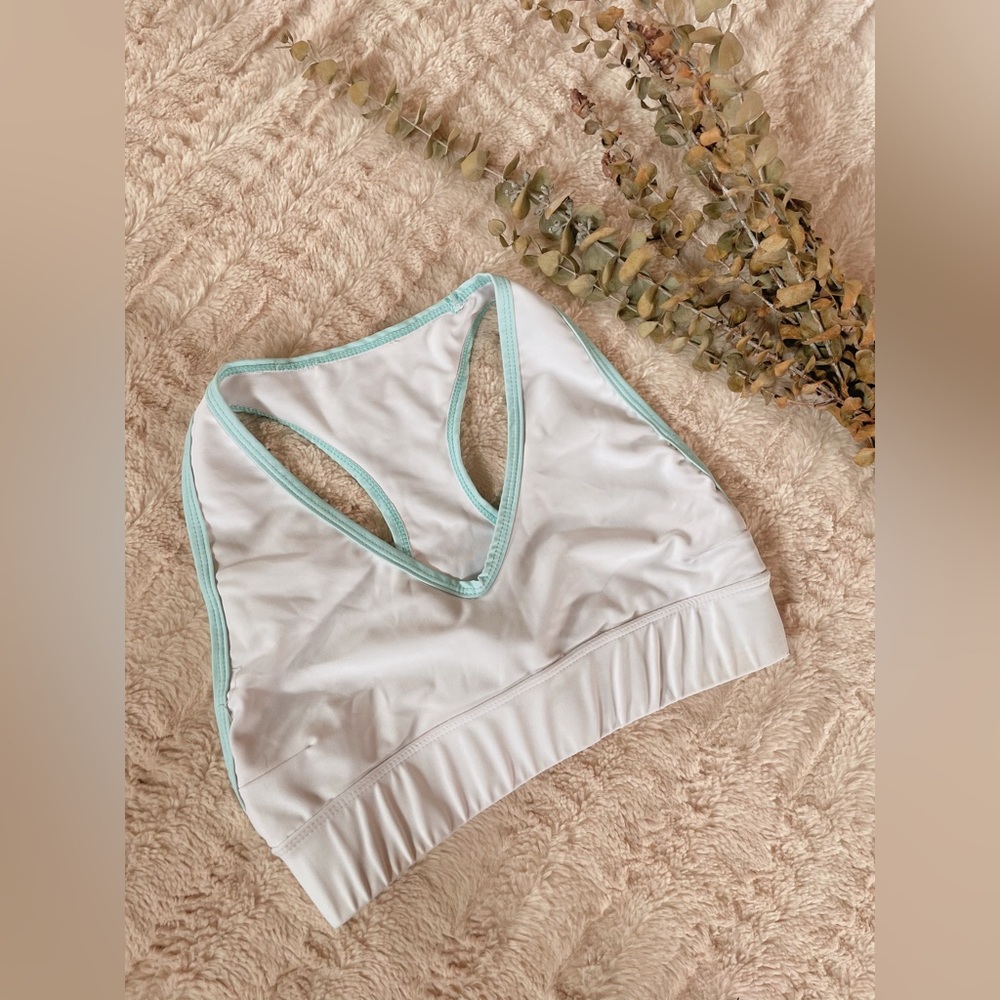 White Sports Bra